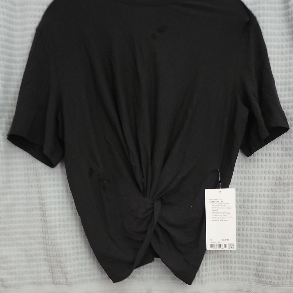 lululemon athletica Black Twist-Back Tee